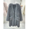 Fox Fur Knited Coat Women Winter High Quality Luxury Fur Jacket