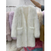 Fox Fur Knited Coat Women Winter High Quality Luxury Fur Jacket